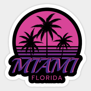 Miami Retro Sticker